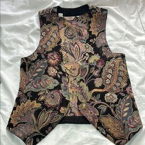 Floral Patterned Women's Vest